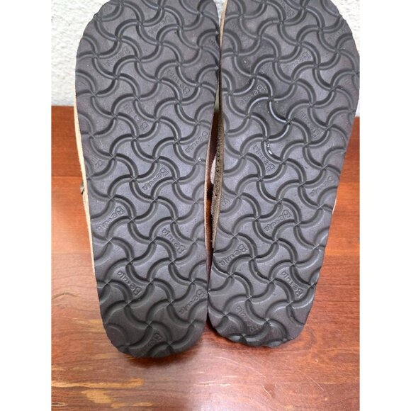 Birkenstock Betula Boston Taupe Suede Tan Mule Clogs Slip-On Sandals Size W9/M7 - Picture 6 of 7